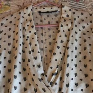 Zara Silky Soft Blouse Shirt